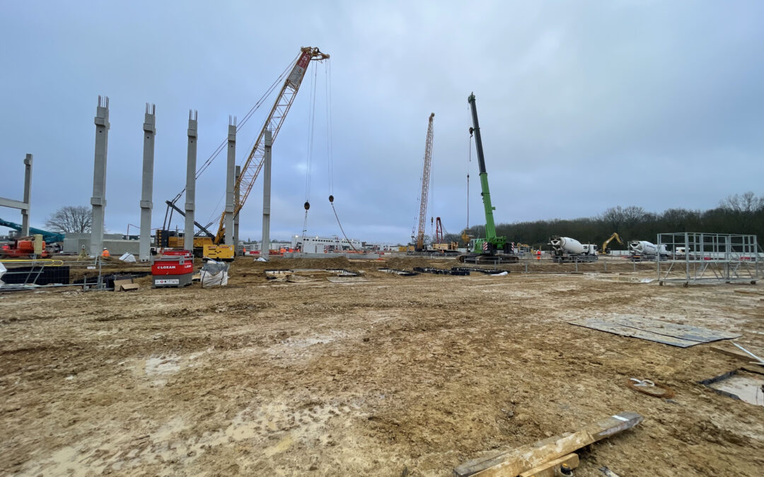 Supervision HSE pour le chantier de construction du datacenter Cloud HQ à Lisses (91)